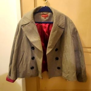 Womens jacket, xxl, grey, cropped